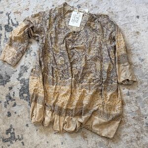 Bohemian Patterned Tunic Top